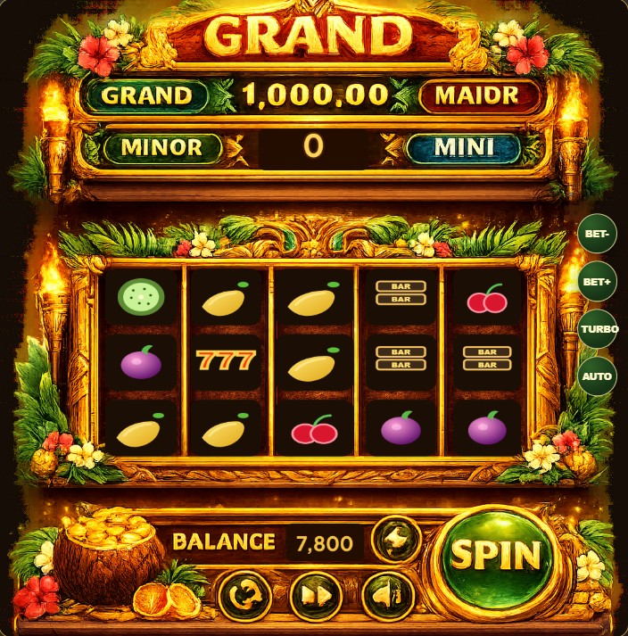 Kiwi Thunder Slots frame